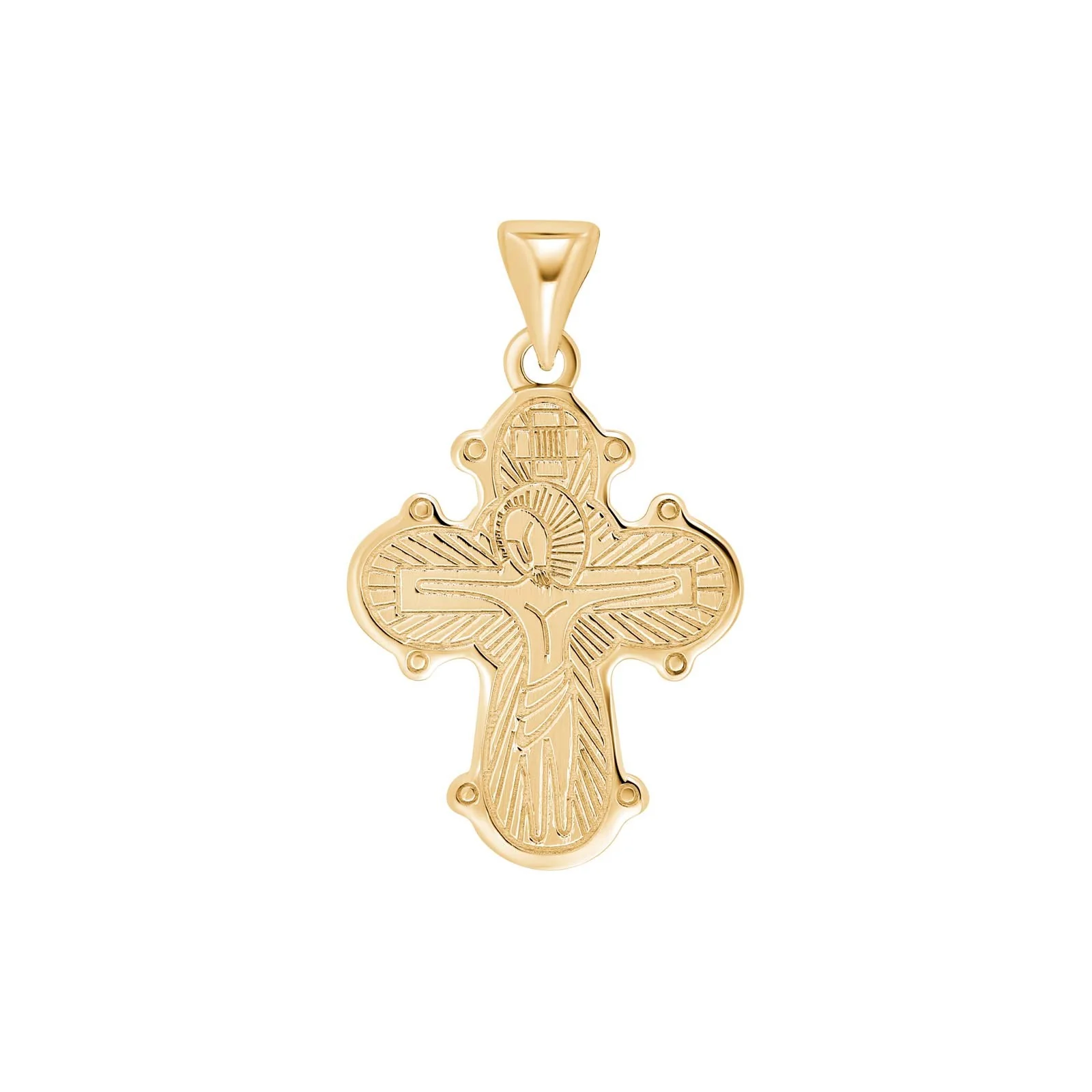 14kt. guld dagmarkors m/apostle 21mm