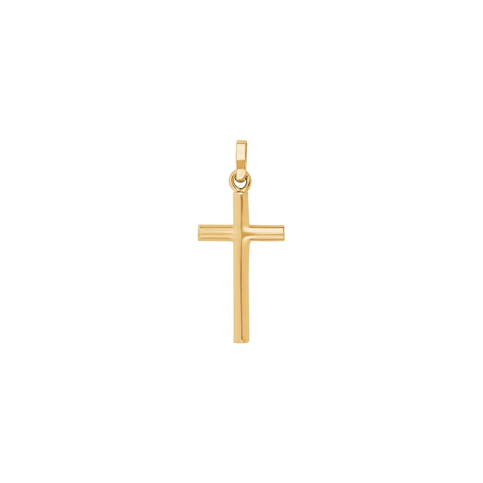 14kt. guldkors 15mm