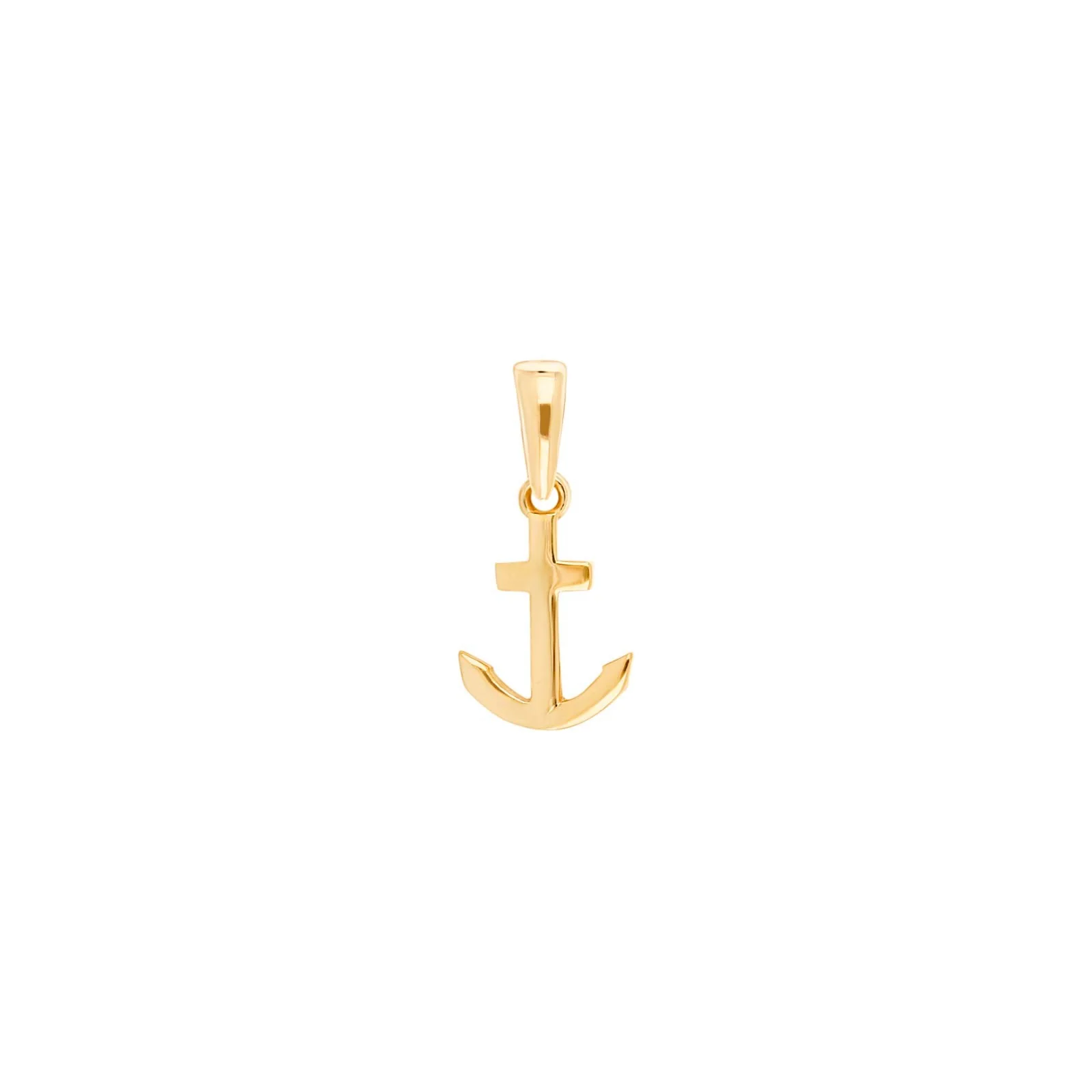 14kt. guldvedhæng anker