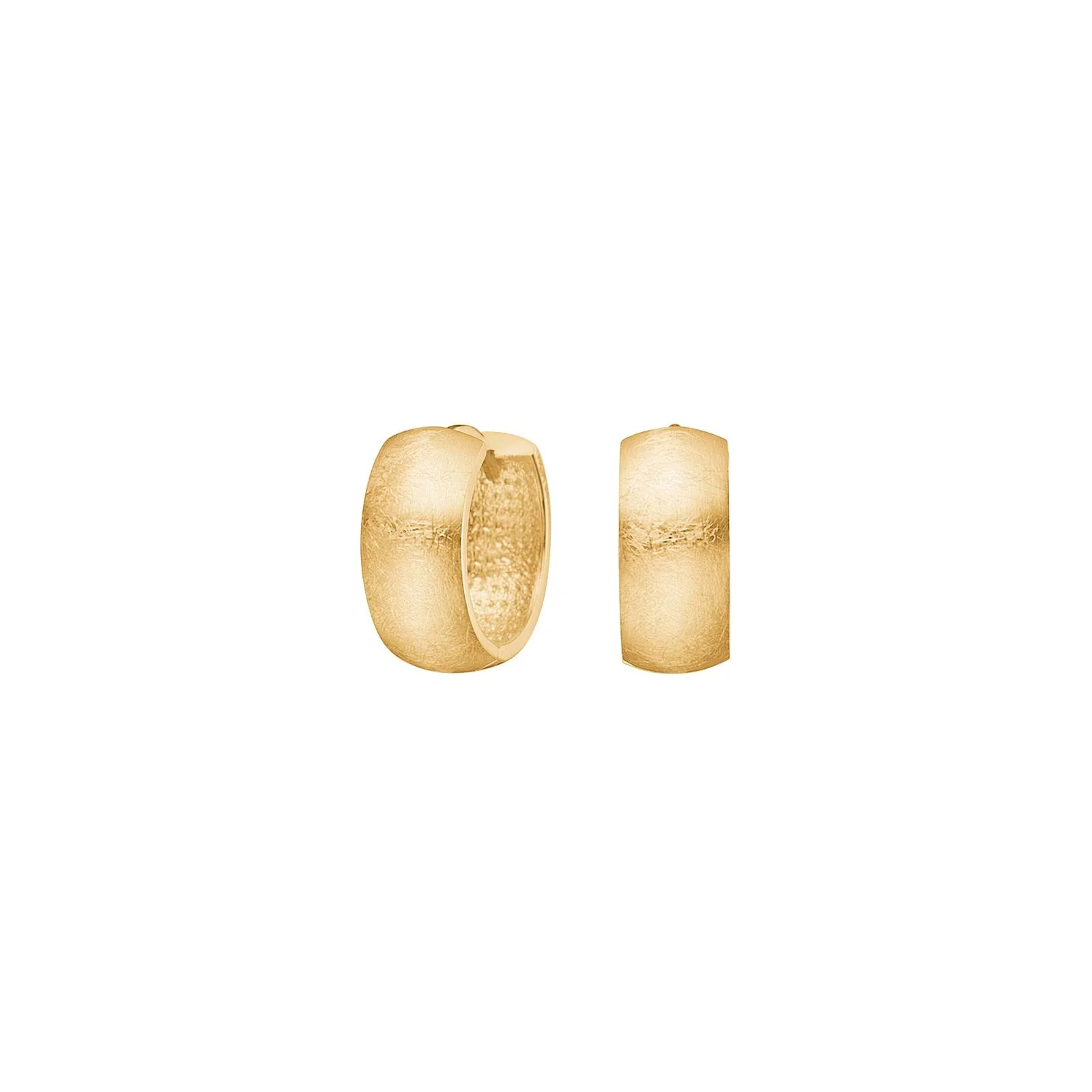 8kt. guldcreoler 13mm