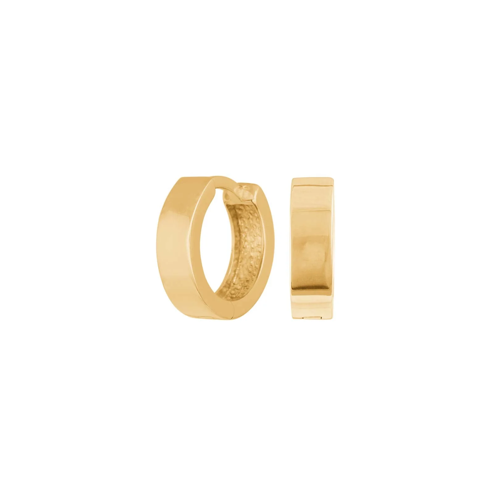 8kt. guldcreoler 4x14mm