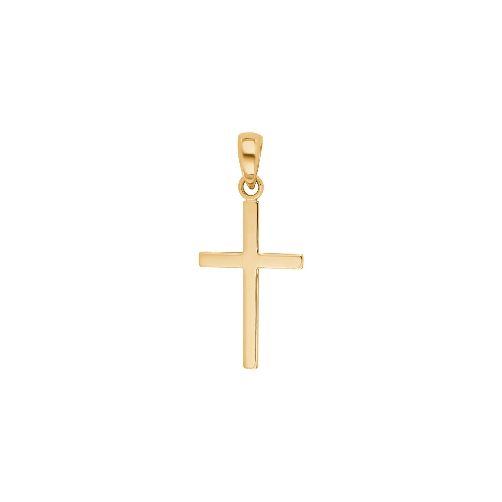 8kt. guldkors 15mm