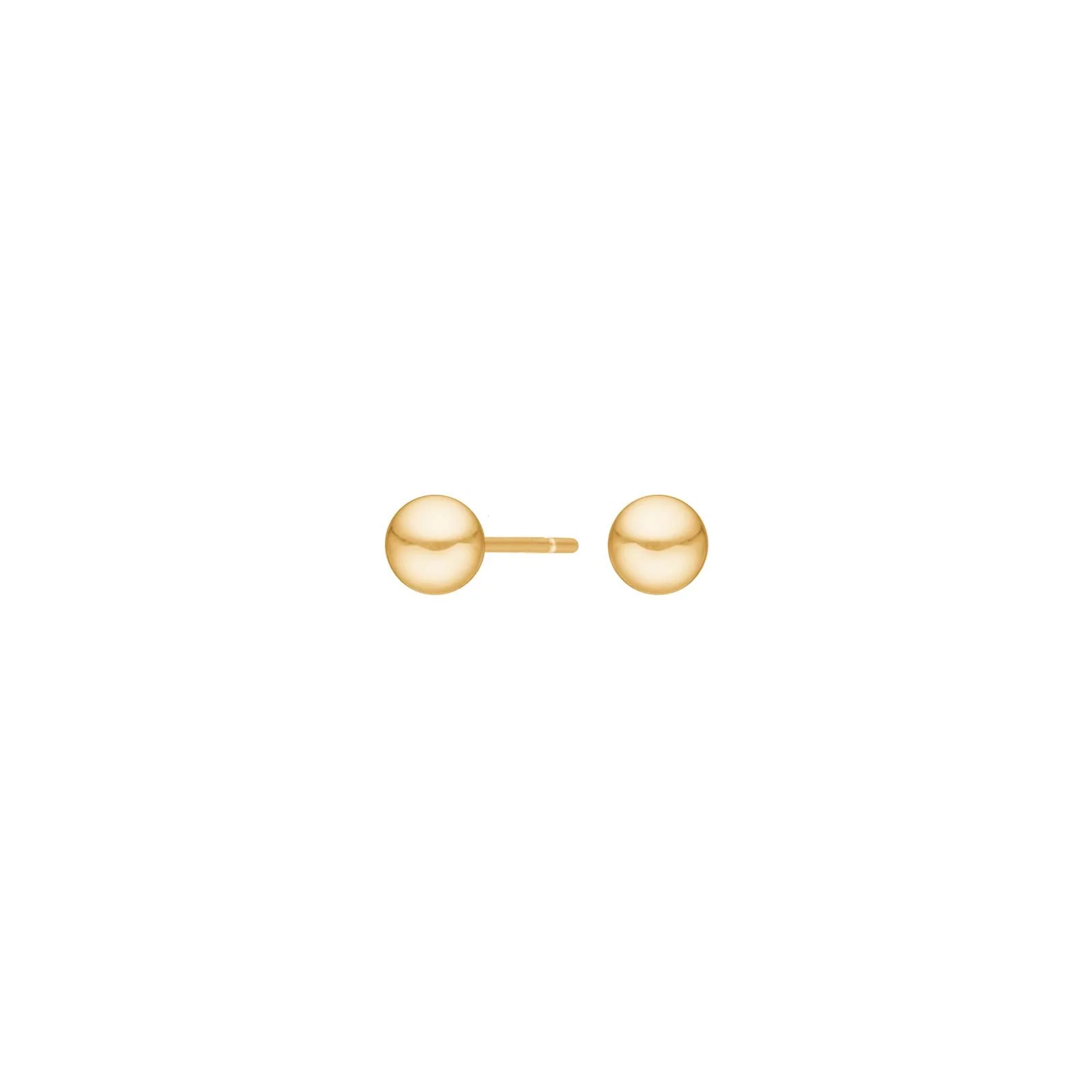 8kt. guldørestikker kugle 5mm