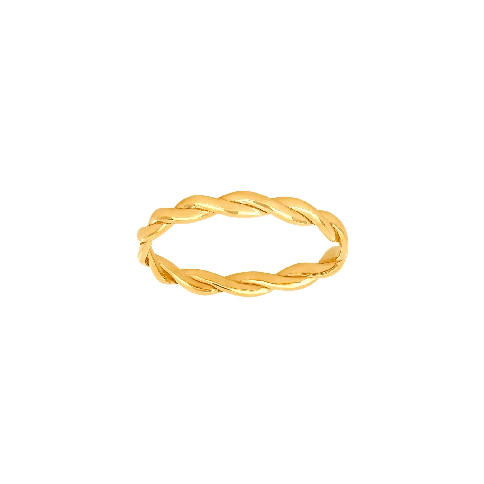 8kt. guldring  snoet