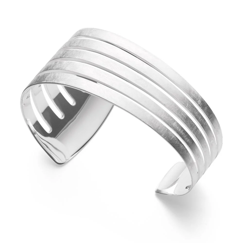 925/- Armring børstet