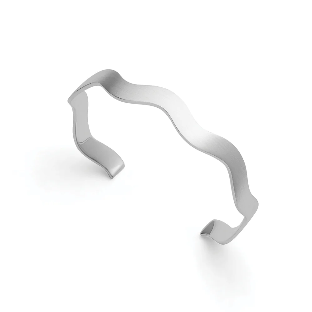 925/- armring, mat/blank