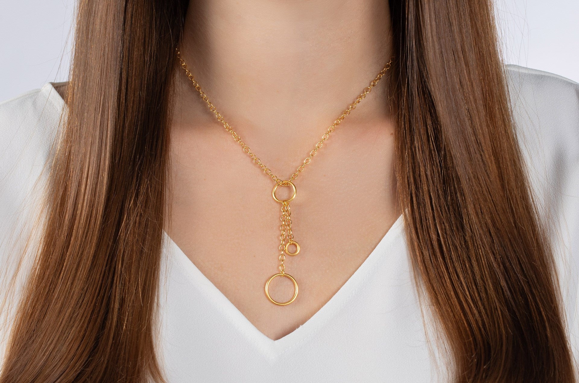 925/- collier, fg mat/blank, 3mm, 43cm - Image 2