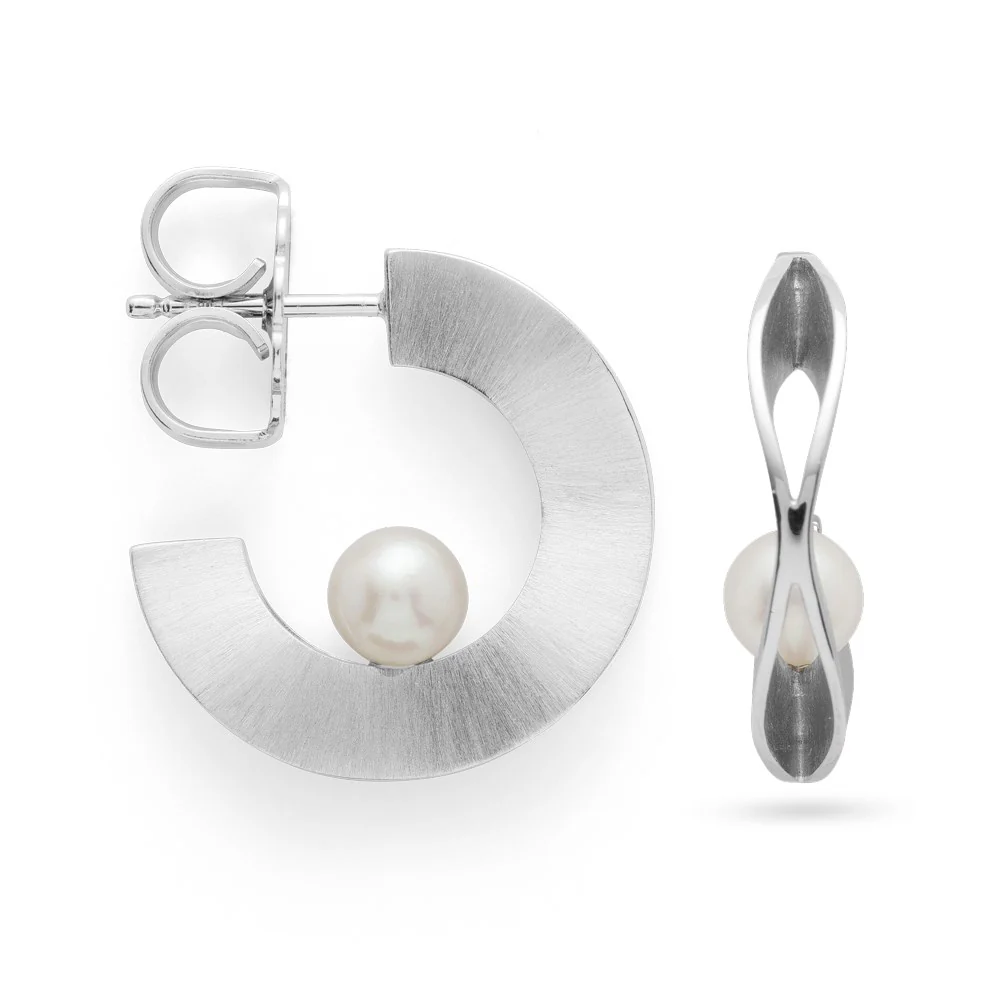 925/- creol, rho. mat., kulturperler hvid 2.12ct