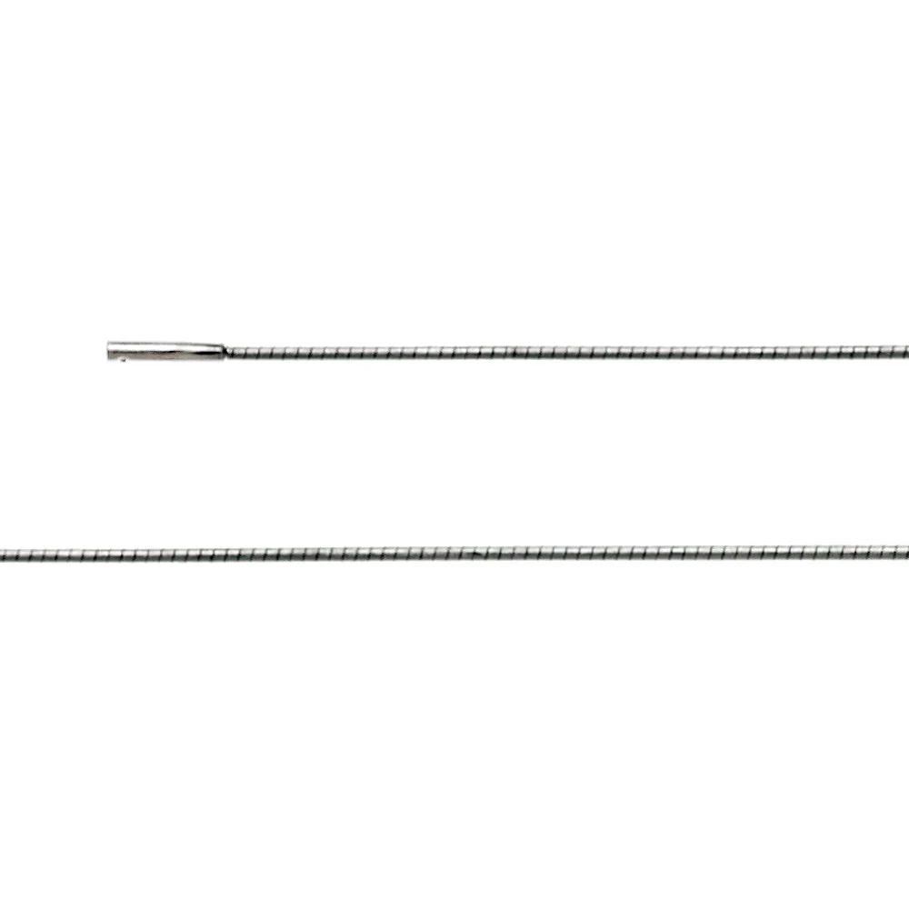 925/- Omega kæde Tonda bajonetlås 1,2 mm