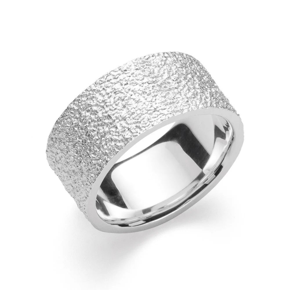 925/- Ring specielt struktureret