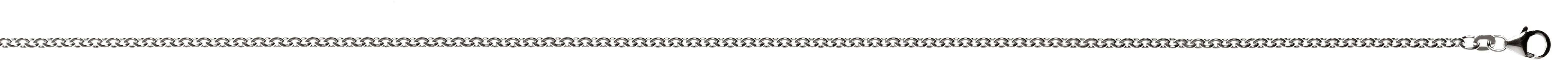 925/- rund ankerkæde rho karabin 2,8 mm - Image 2