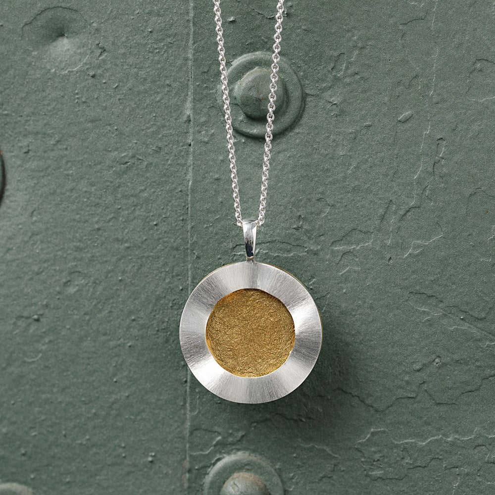 925/- vedhæng, delvis fg., mat - Image 3