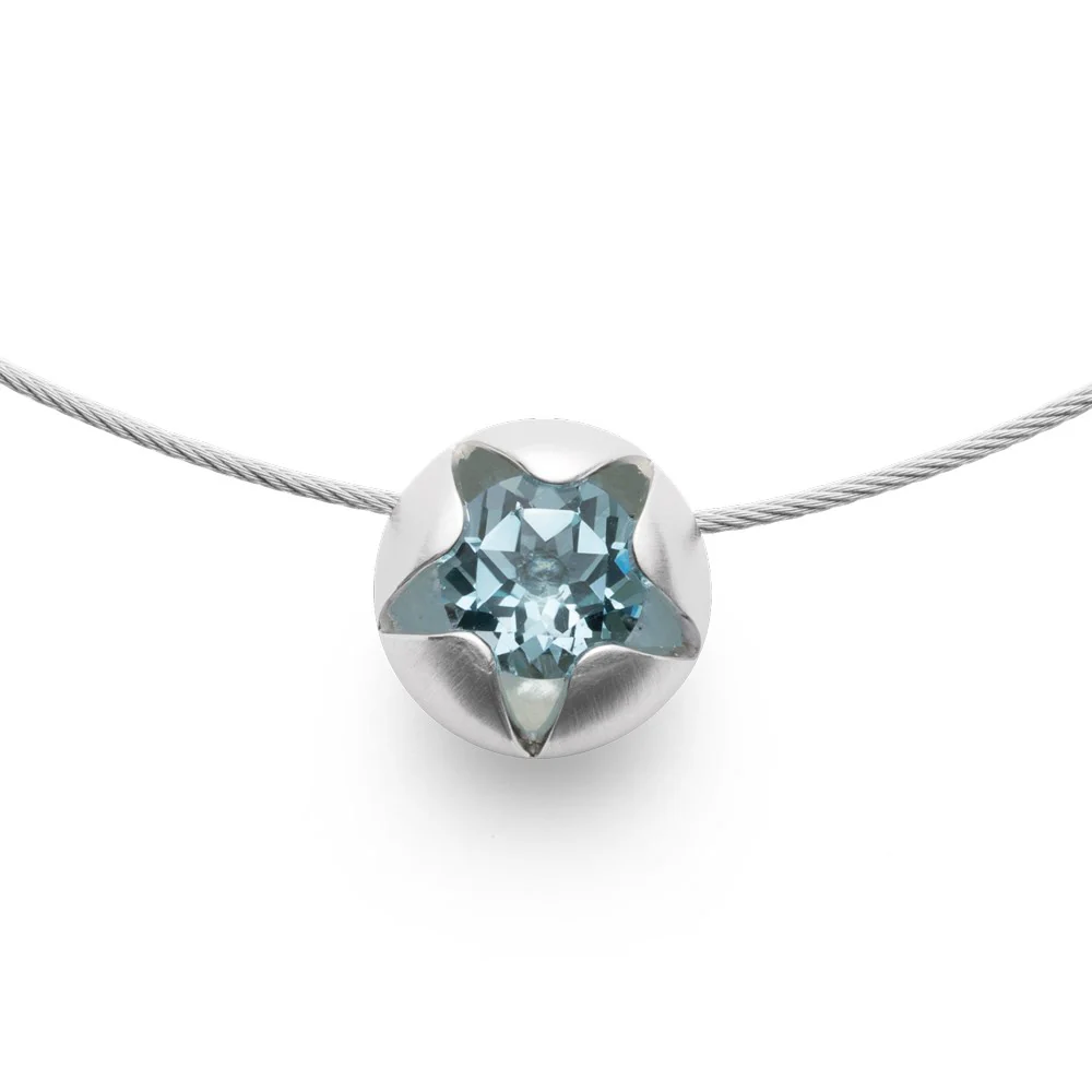 925/- Vedhæng inkl. stål bøjle mat 42cm,1mm