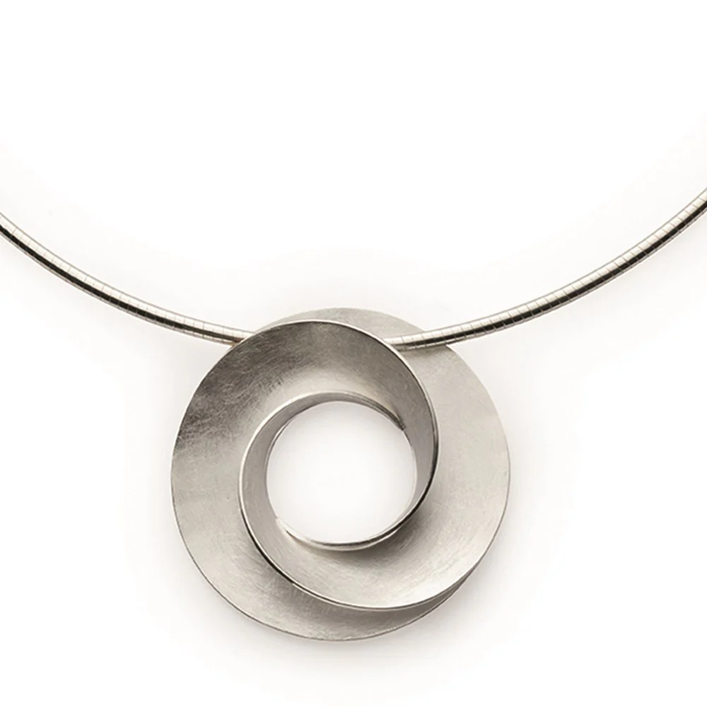925/- Vedhæng, mat/poleret