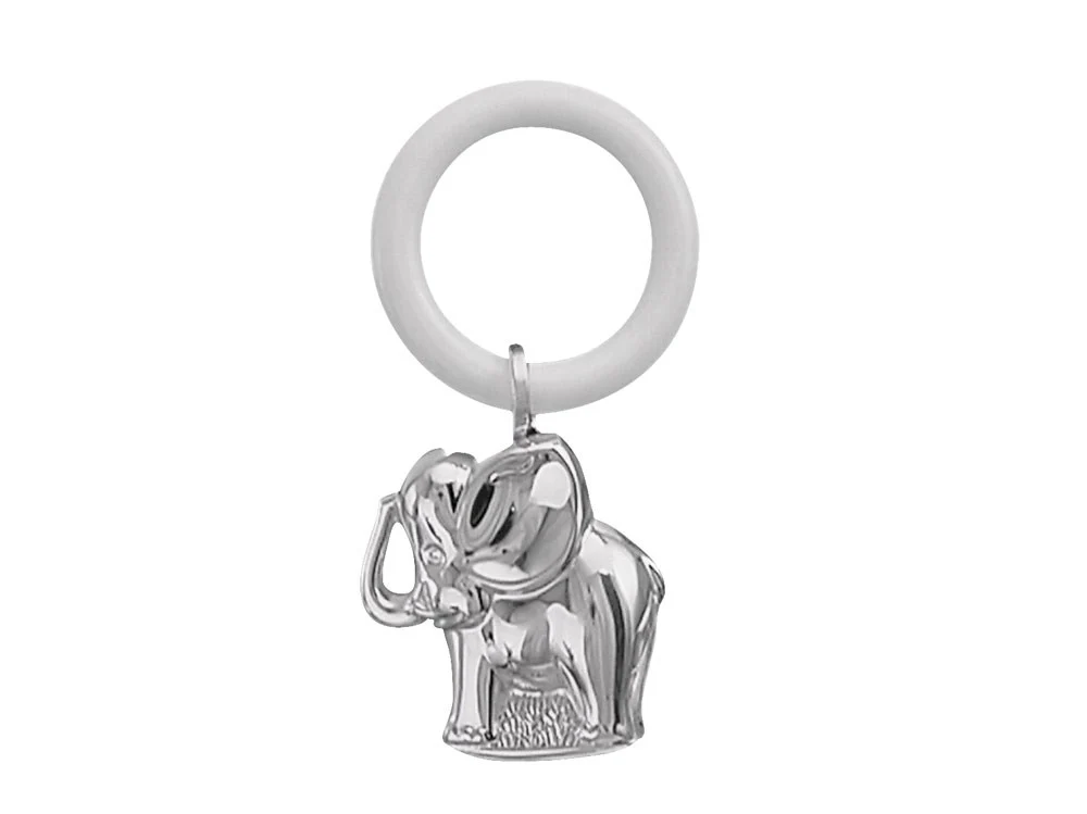 Forsølvet rangle elefant