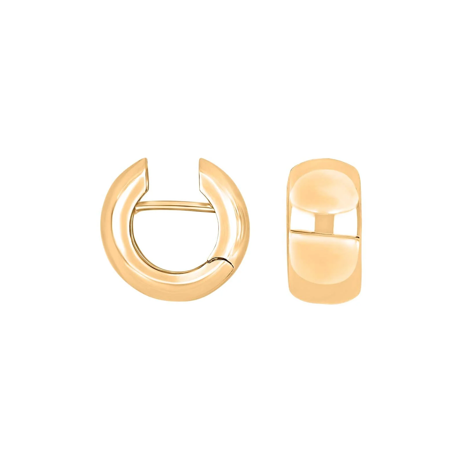 Guld system-creoler Lili 15x8mm - Image 2
