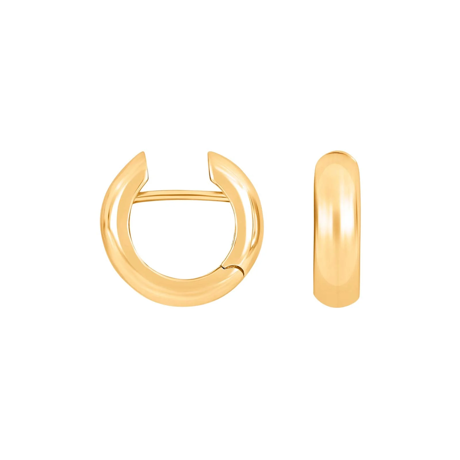 Guld system-creoler Stella 16x5mm - Image 2