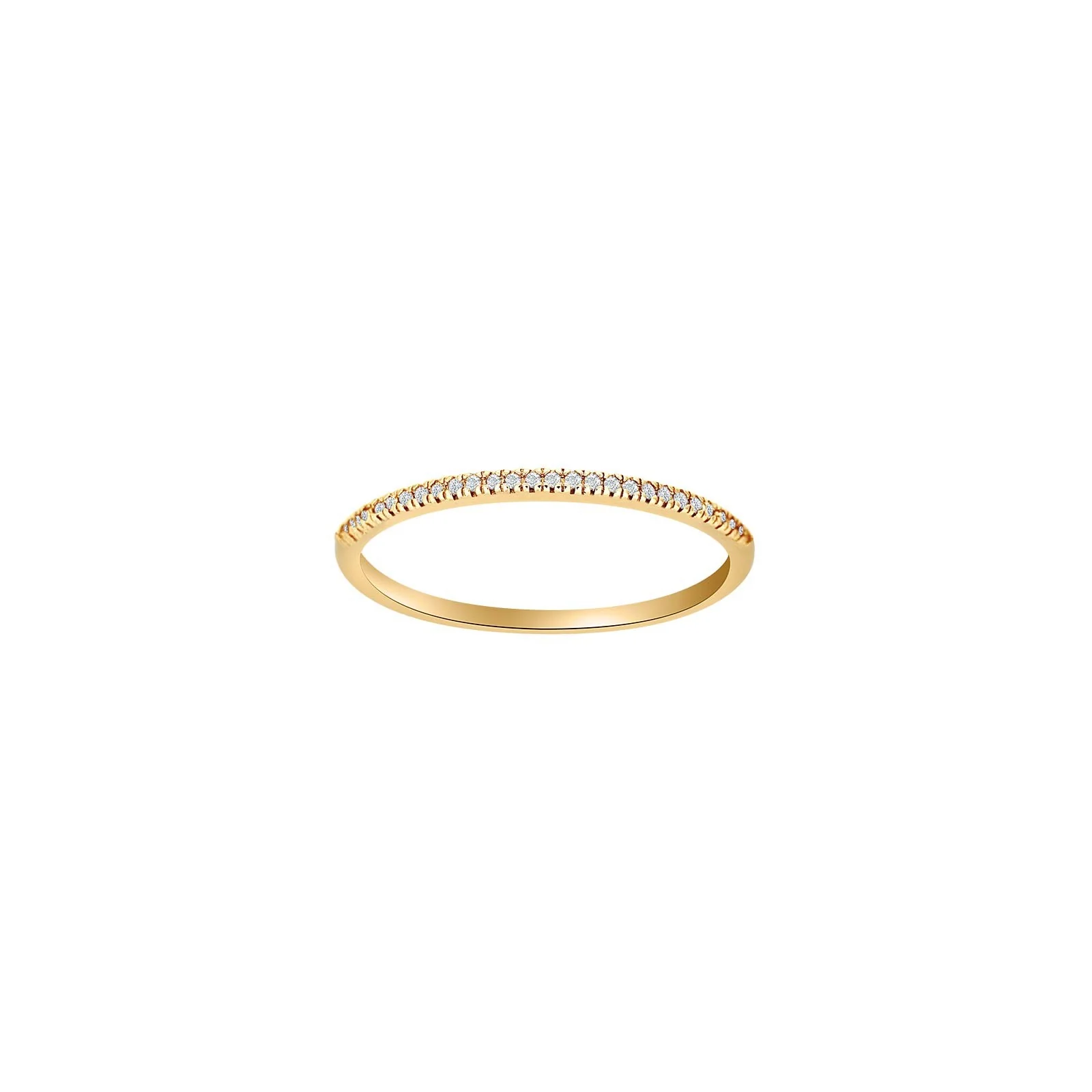 HEART 14kt. guld alliancering m/dia. 0.05ct W/SI