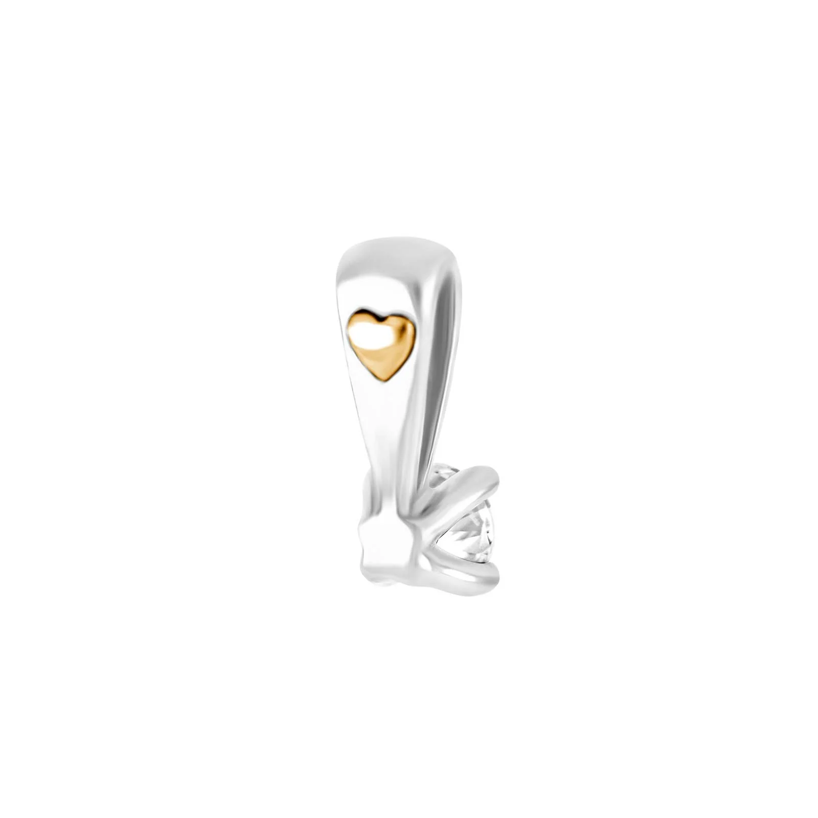 HEART 14kt. Hvidguldsvedhæng m/dia 0.25ct W/SI - Image 2