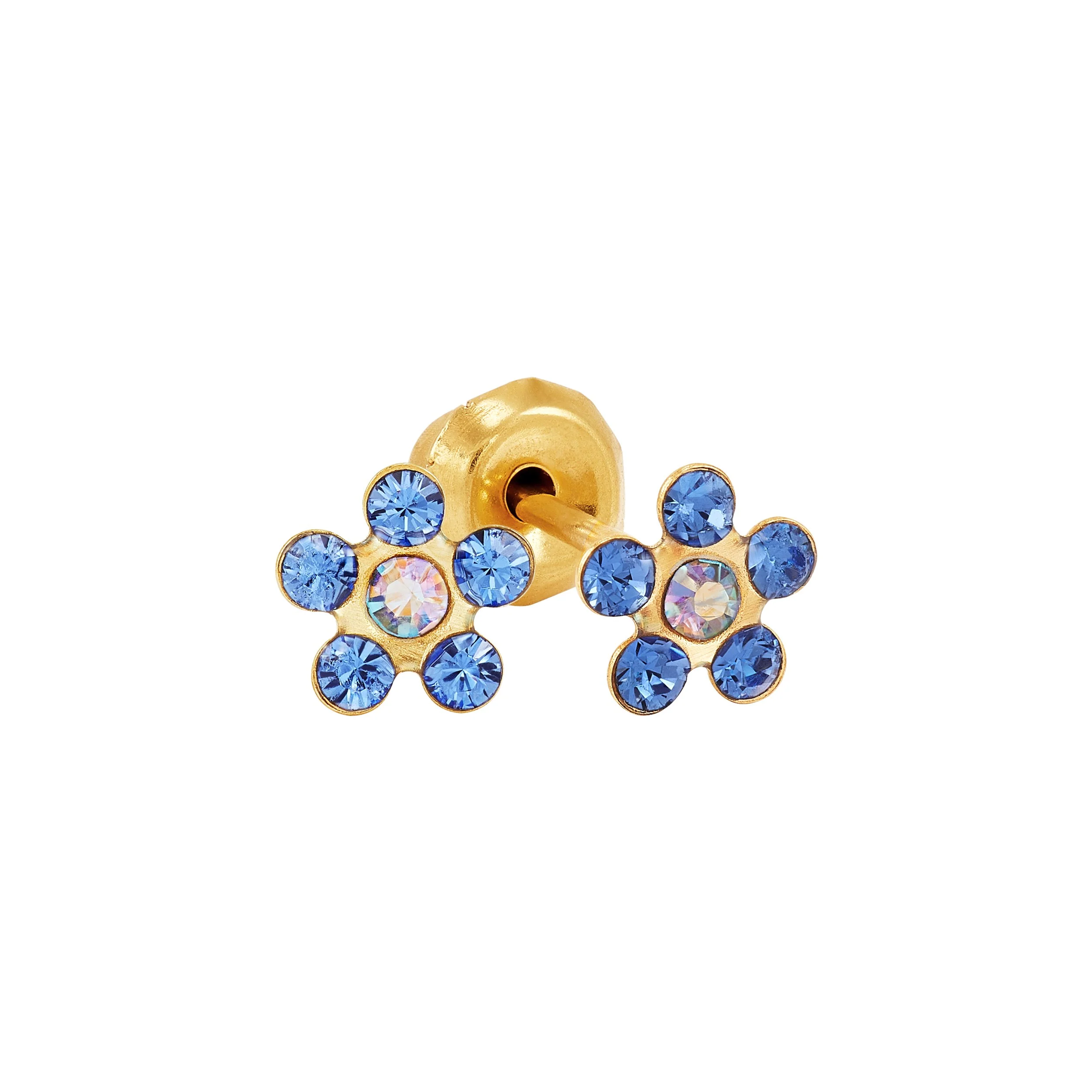Inv2000 14kt. blomst safir/crystal - Image 2