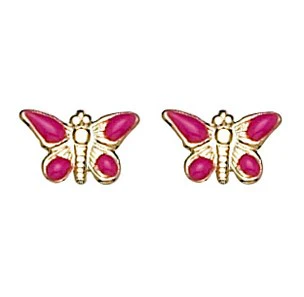 Inv2000 14kt. Pink sommerfugl