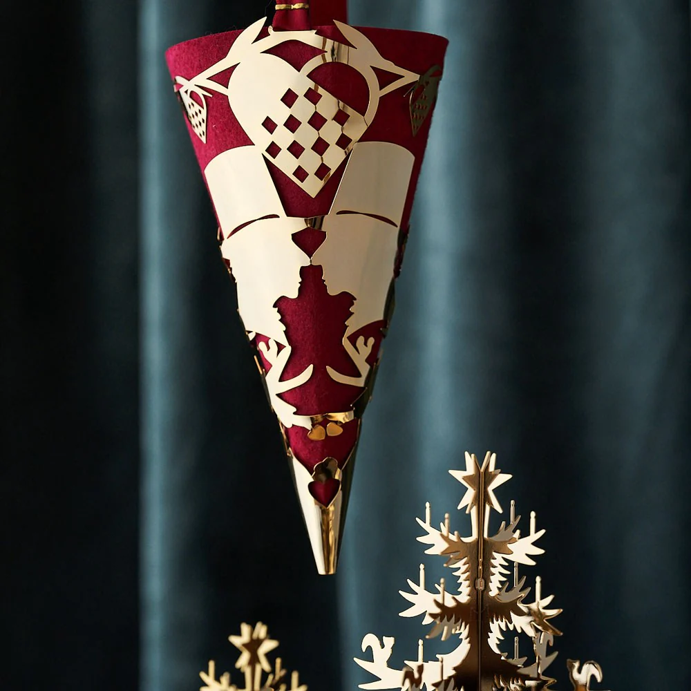 Kræmmerhus 20cm - jubilæum - 18k forgyldt - Image 4