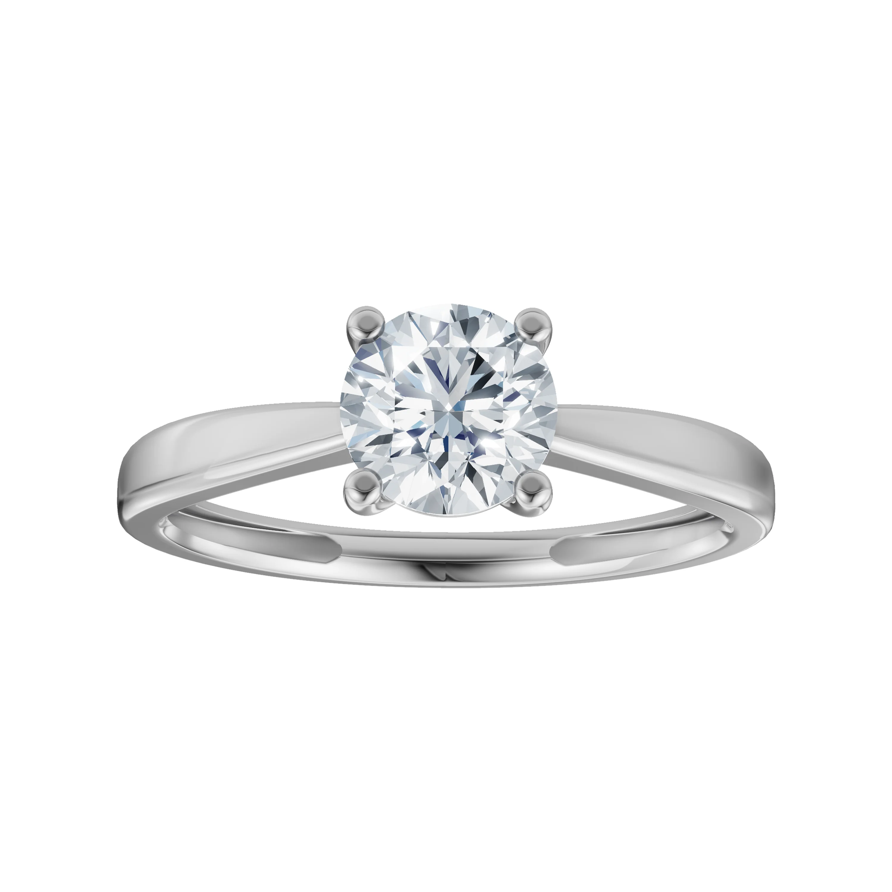 LUXURY 14kt. guldring m. lab grown diamant 0,70ct TW/VS2 - Image 3
