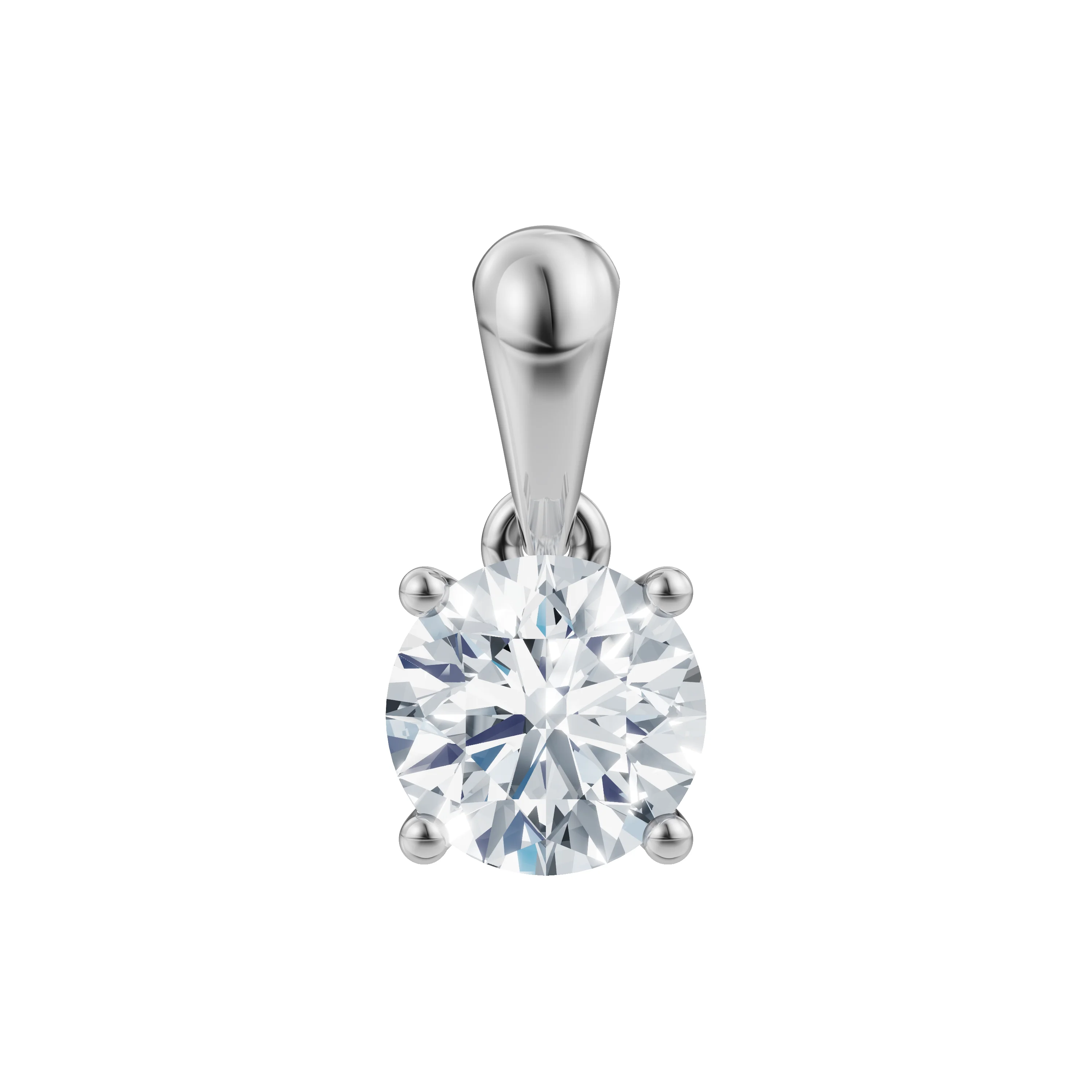 LUXURY 14kt. guldvedhæng m. lab grown diamant 0,50ct TW/VS2 - Image 4