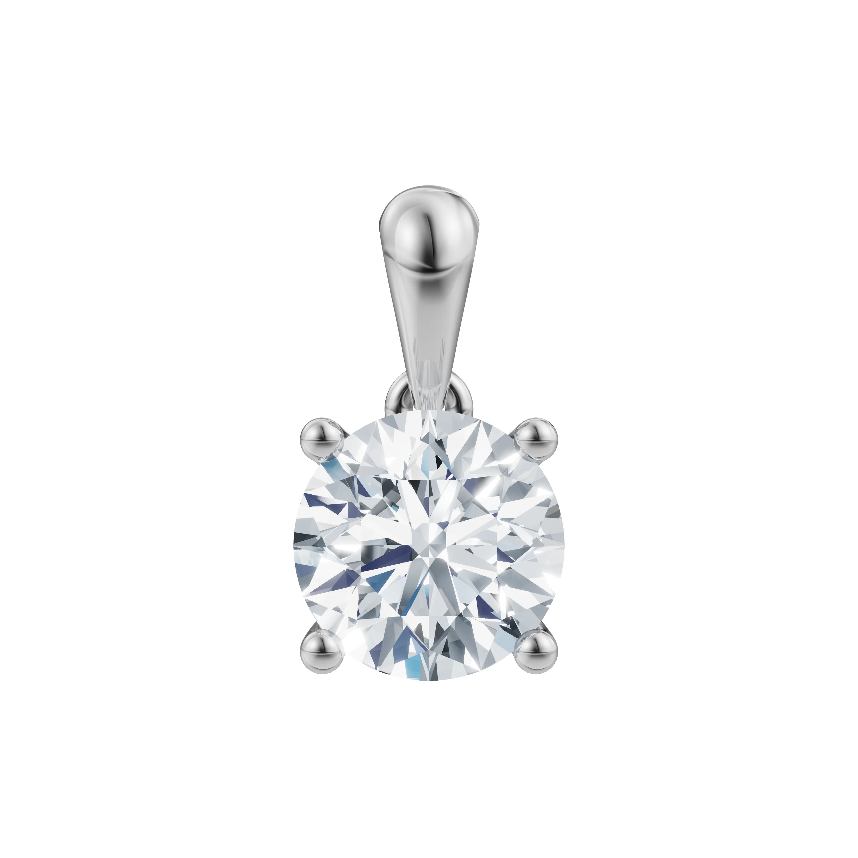 LUXURY 14kt. guldvedhæng m. lab grown diamant 1,0ct TW/VS2 - Image 4