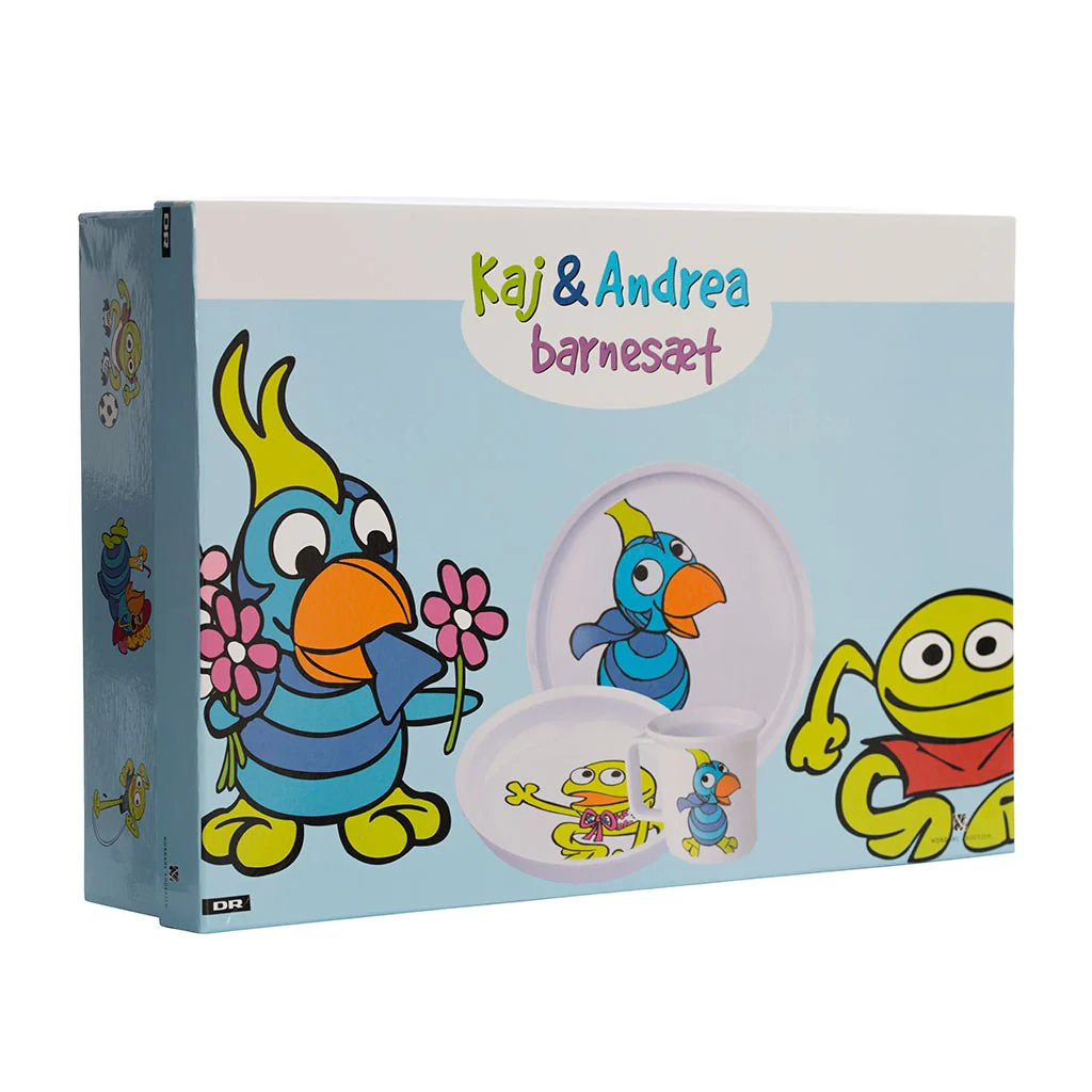Melamin barnesæt med 3 dele m. Kaj & Andrea - Image 2