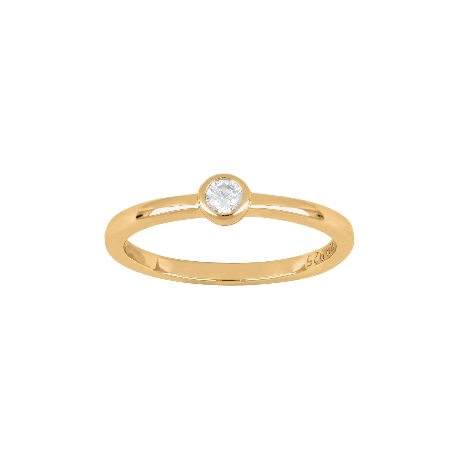 Rhd. sølv ring 3mm rør HANNANOR