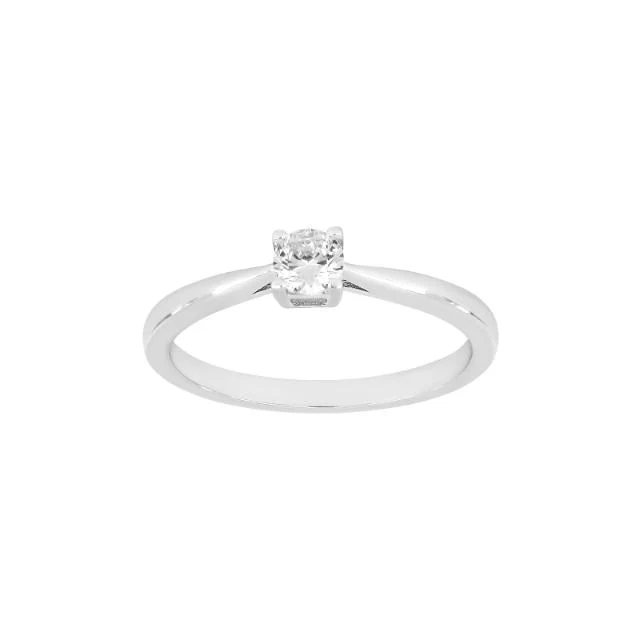 Rhd. sølv ring 4mm grab HEGENOR - Image 3
