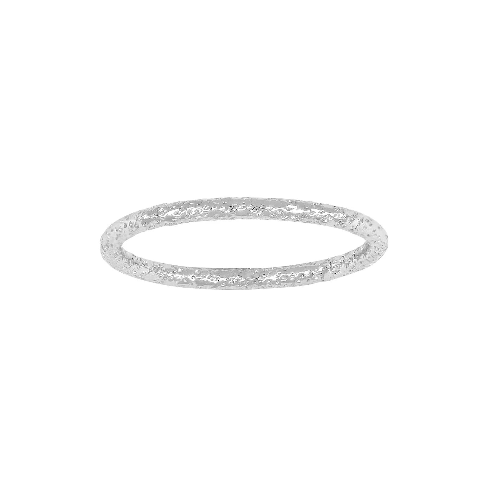 Rhod. sølv ring  NICE52 1,6mm - Image 2