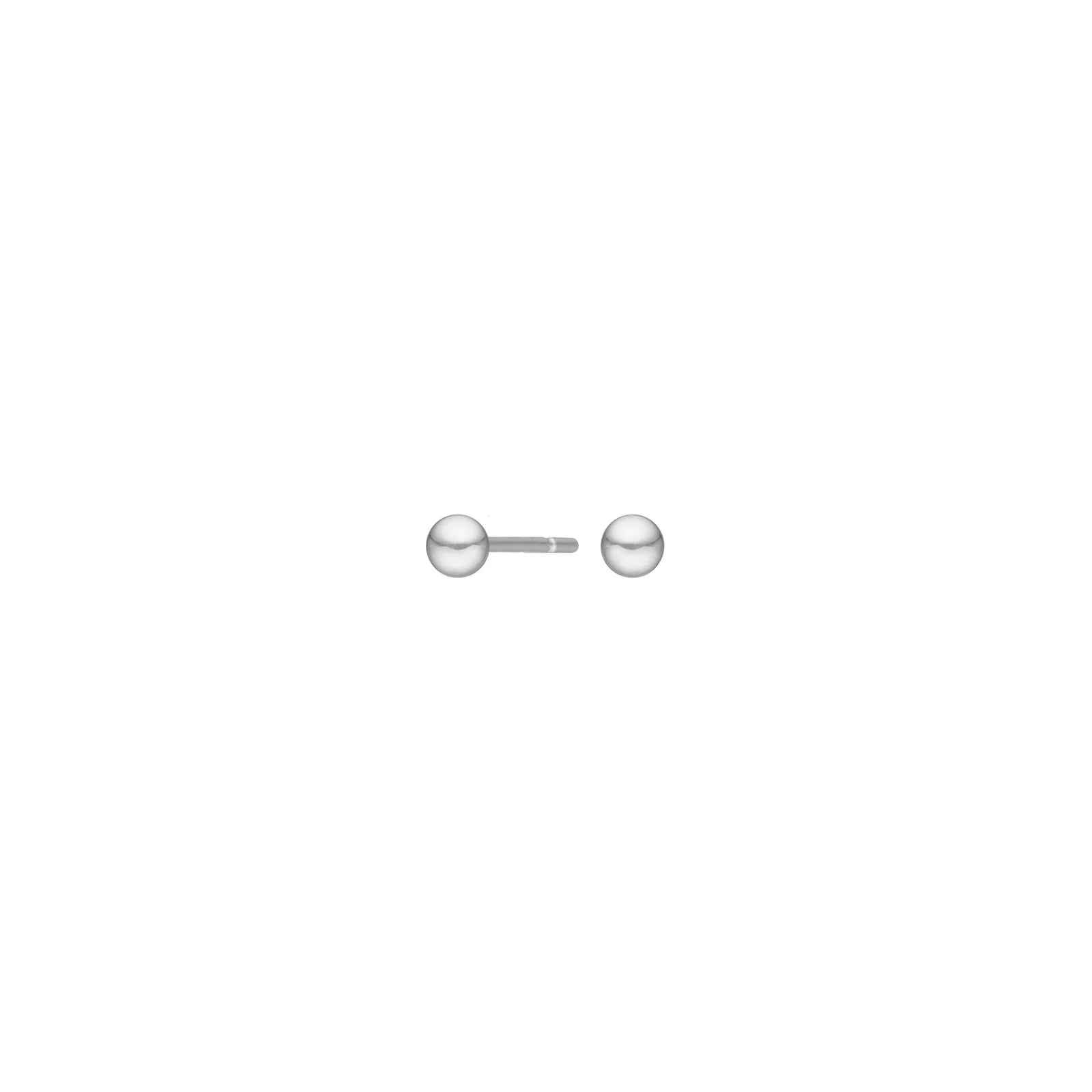 Rhod. sølvørestikker kugle 3mm