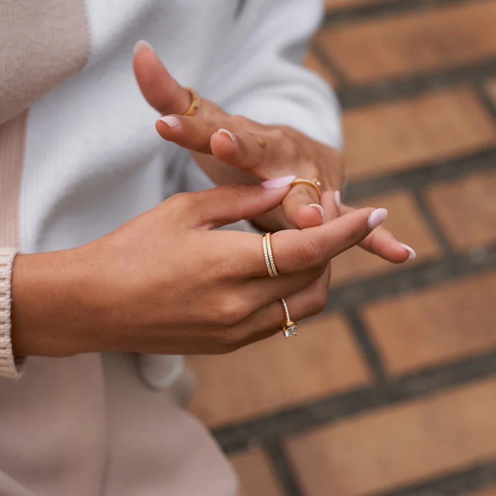 Ring ADINANOR med 1 rk cz - Image 2