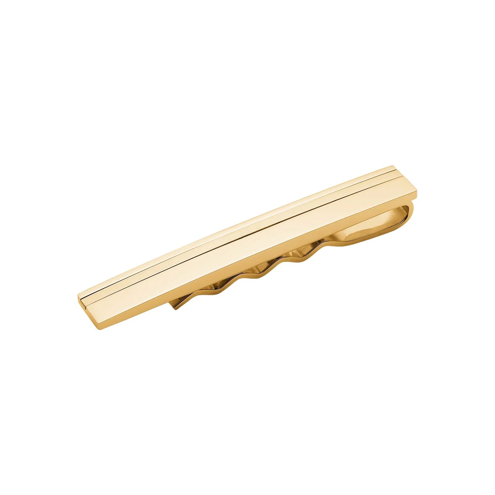 Rustfri stål slipseholder IP Gold