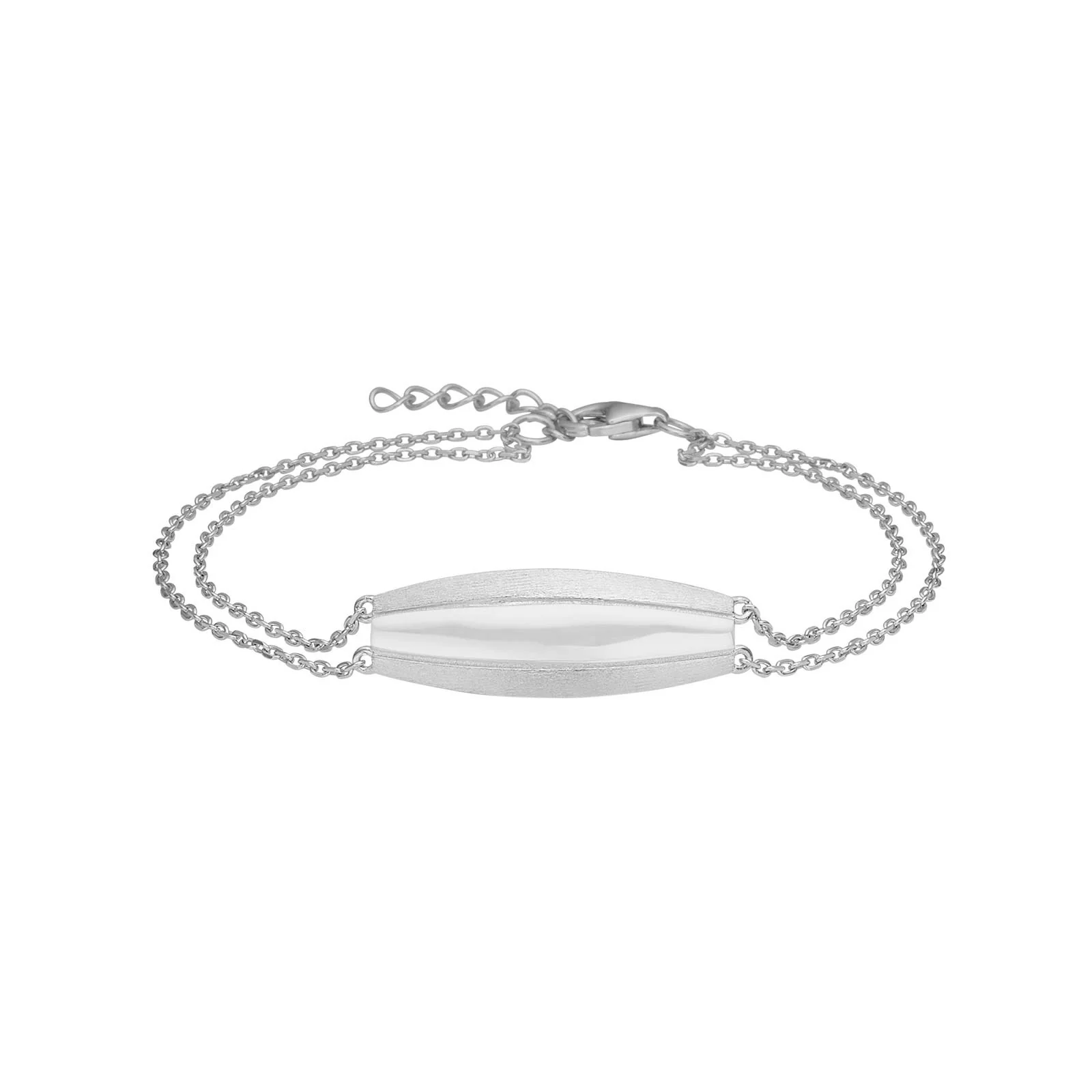 Siersbøl rhd. sølv armbånd LINÈA