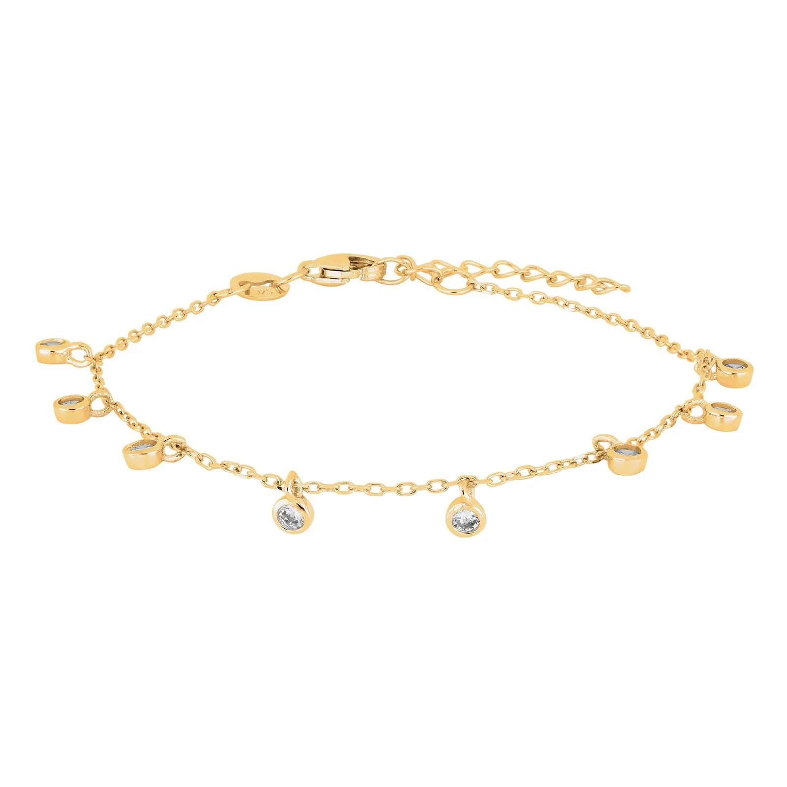 Sølv armbånd GIANOR 3mm 17+3cm
