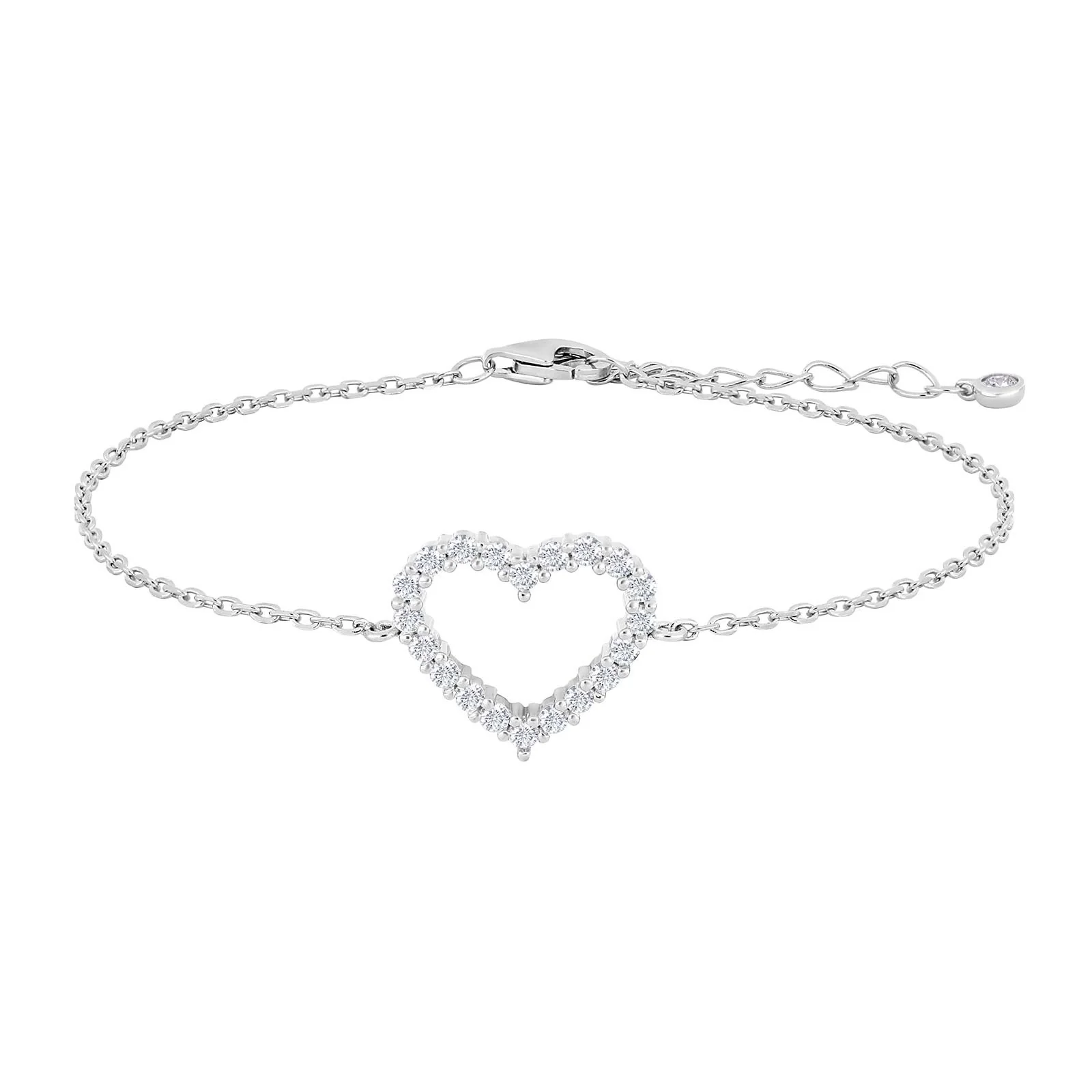 Sølv armbånd hjerte OBINOR - Image 4