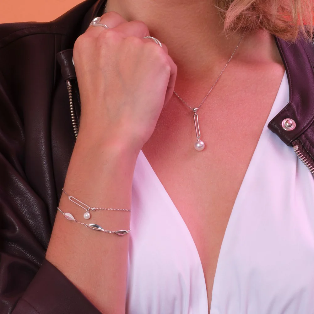 Sølv armbånd PEARLY52 - Image 2