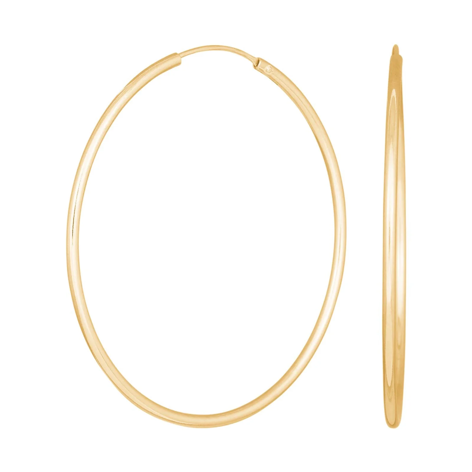 Sølv creol 40mm HOOPS52 - Image 2