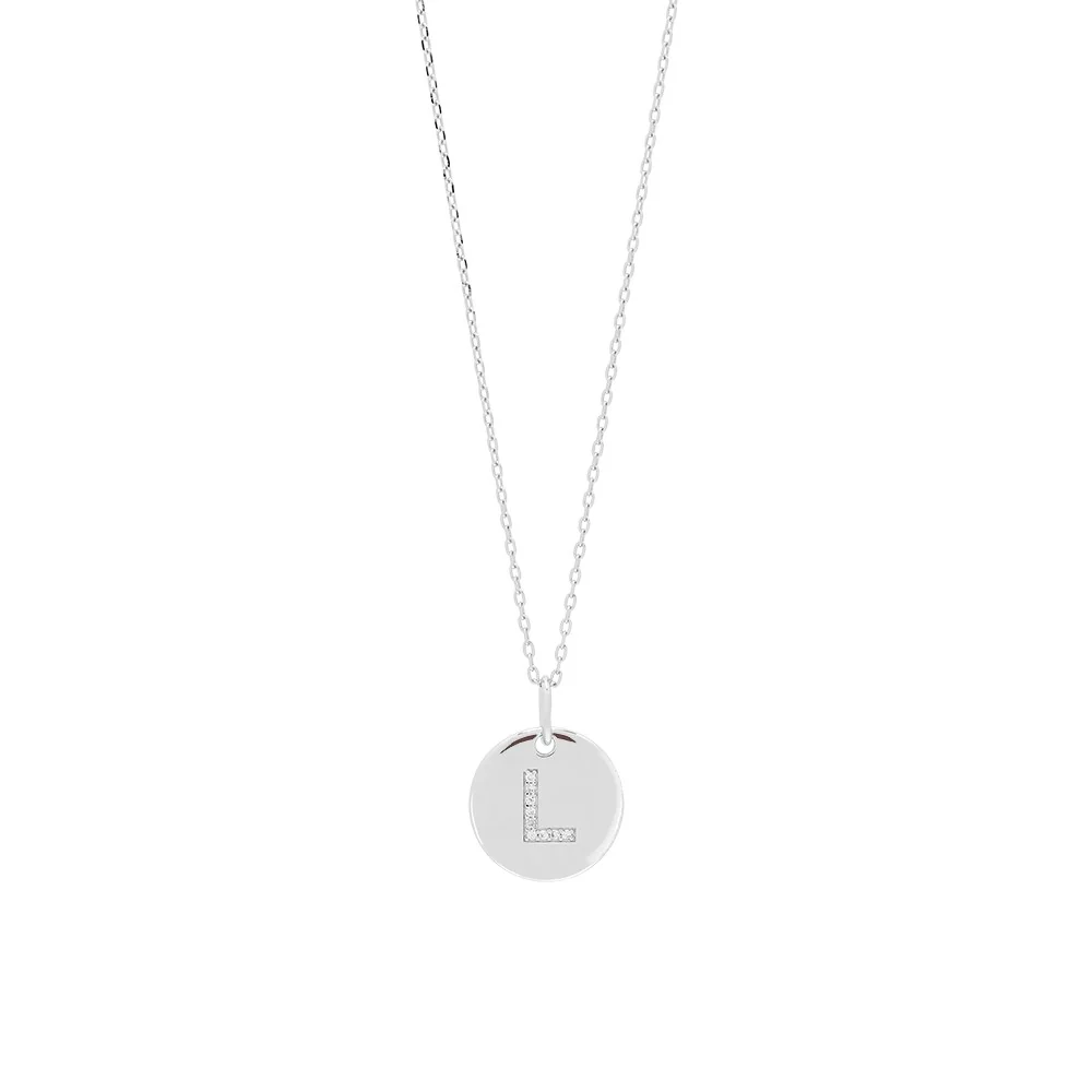 Sølv kæde ELLANOR 14mm plade, 42+3cm - Image 32