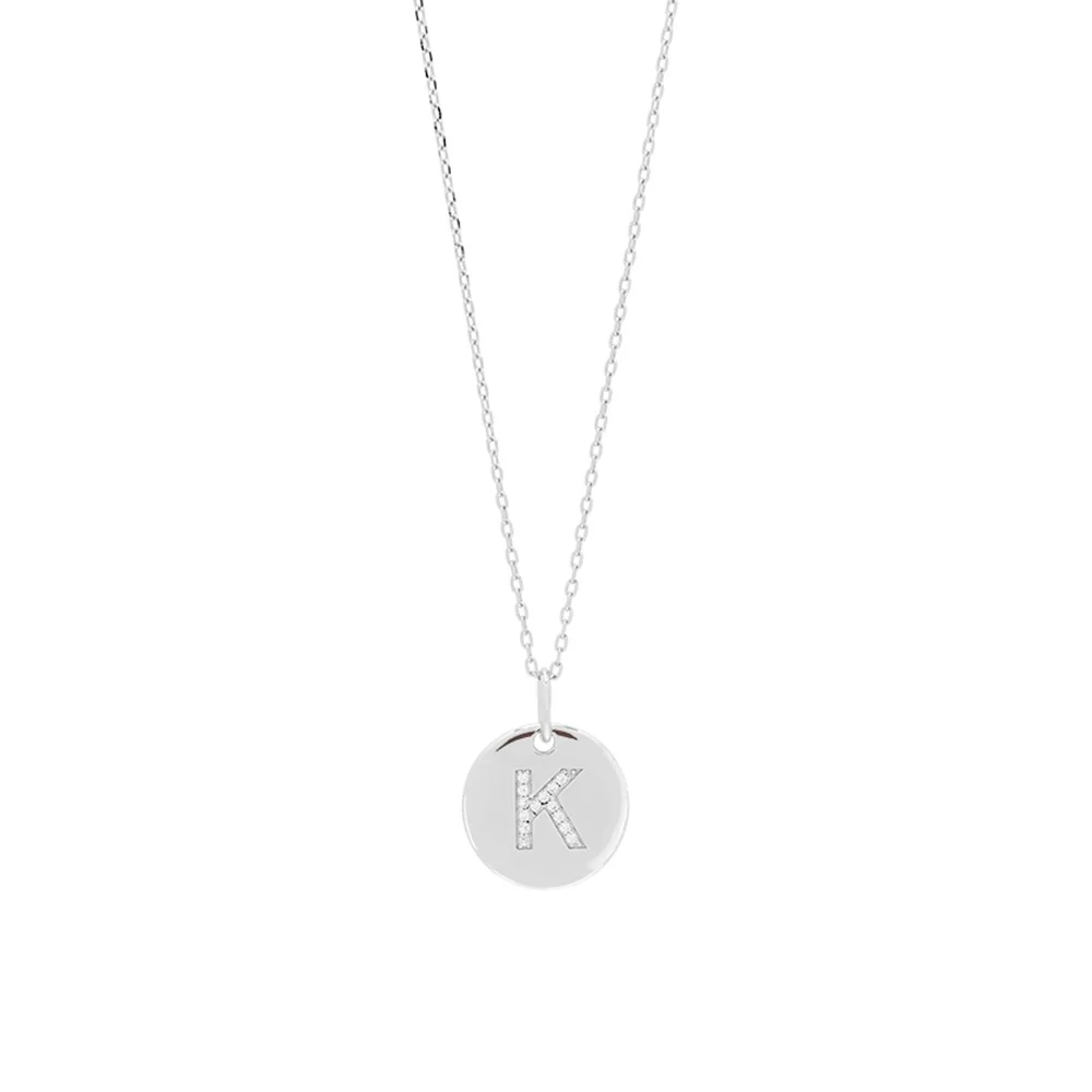 Sølv kæde ELLANOR 14mm plade, 42+3cm - Image 33