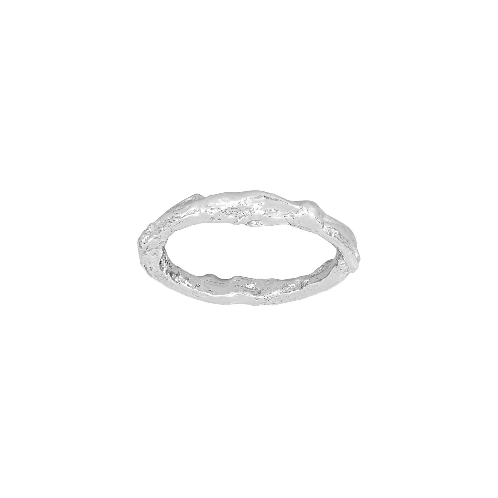 Sølv rhodineret ringStructure - Image 2