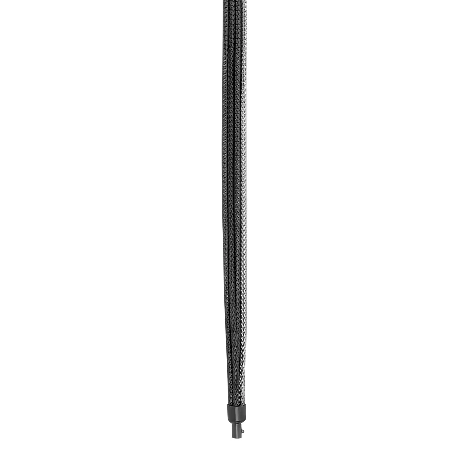 Sølv system-kæde rævehale 3xoxid + 1xsølv 45cm