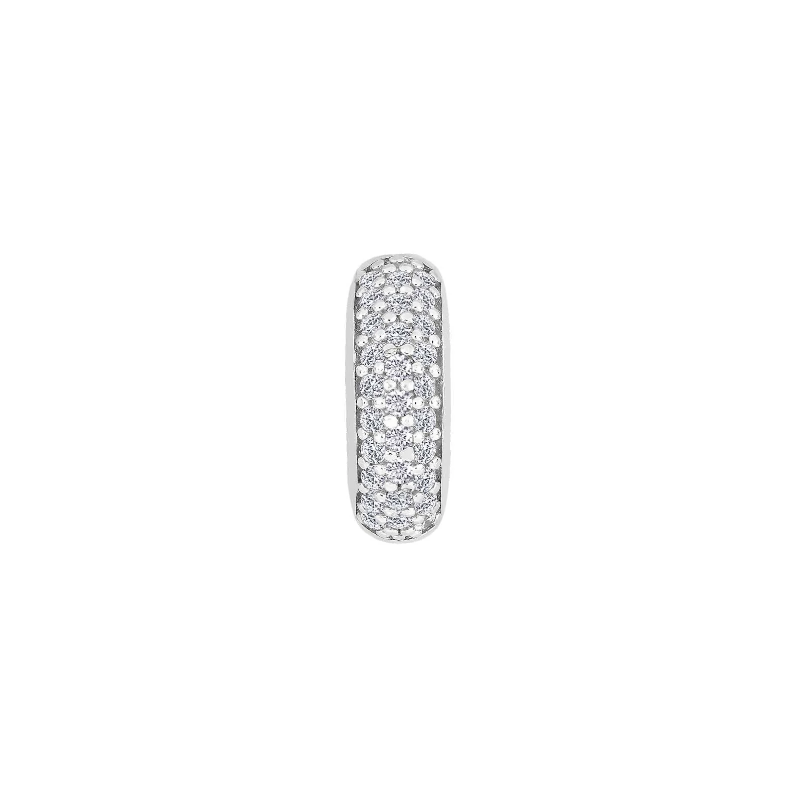 Sølv system-vedhæng m/cz 17x6mm - Image 3