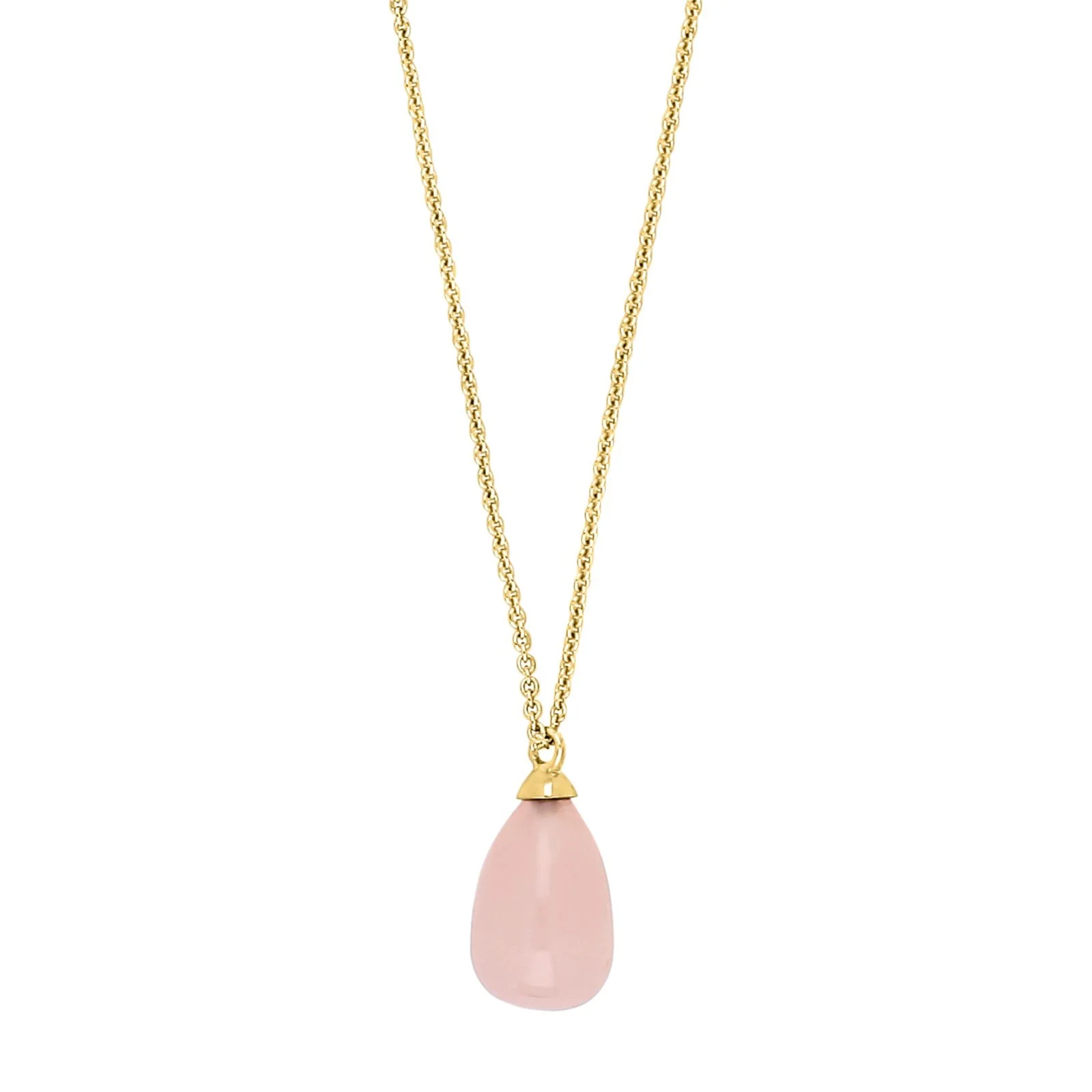 Sølv vedhæng SWEETS52 rosa quartz