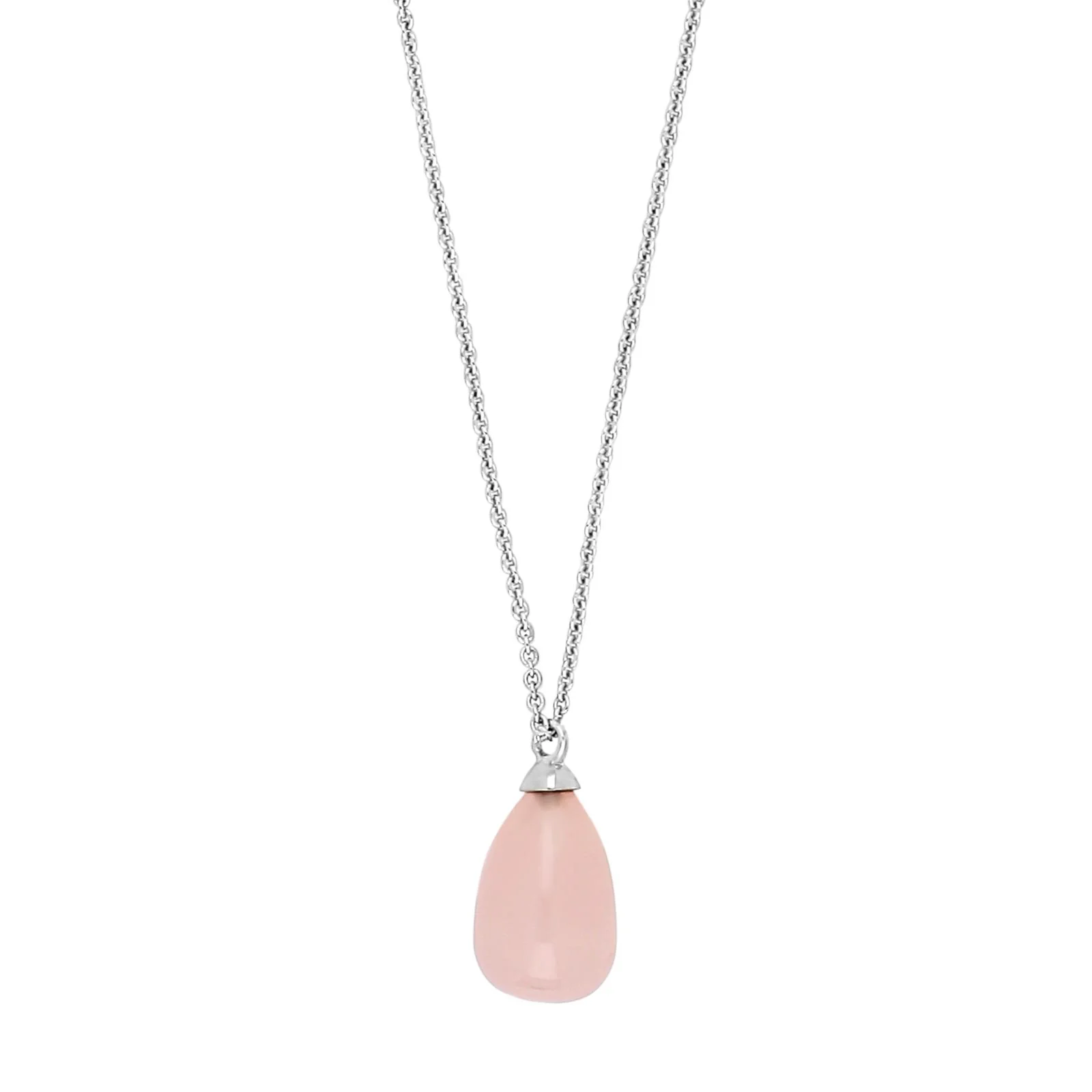 Sølv vedhæng SWEETS52 rosa quartz - Image 2