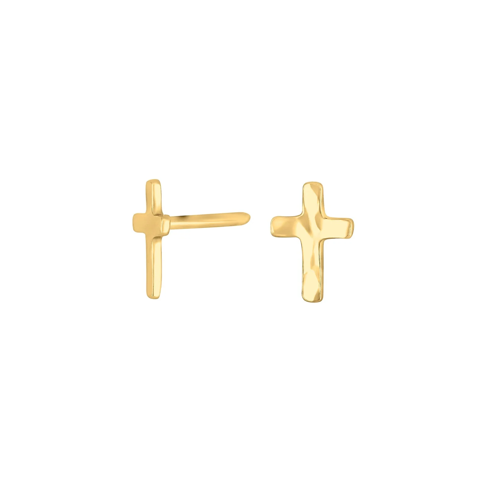 Sølvørestikker CHARM52 kors