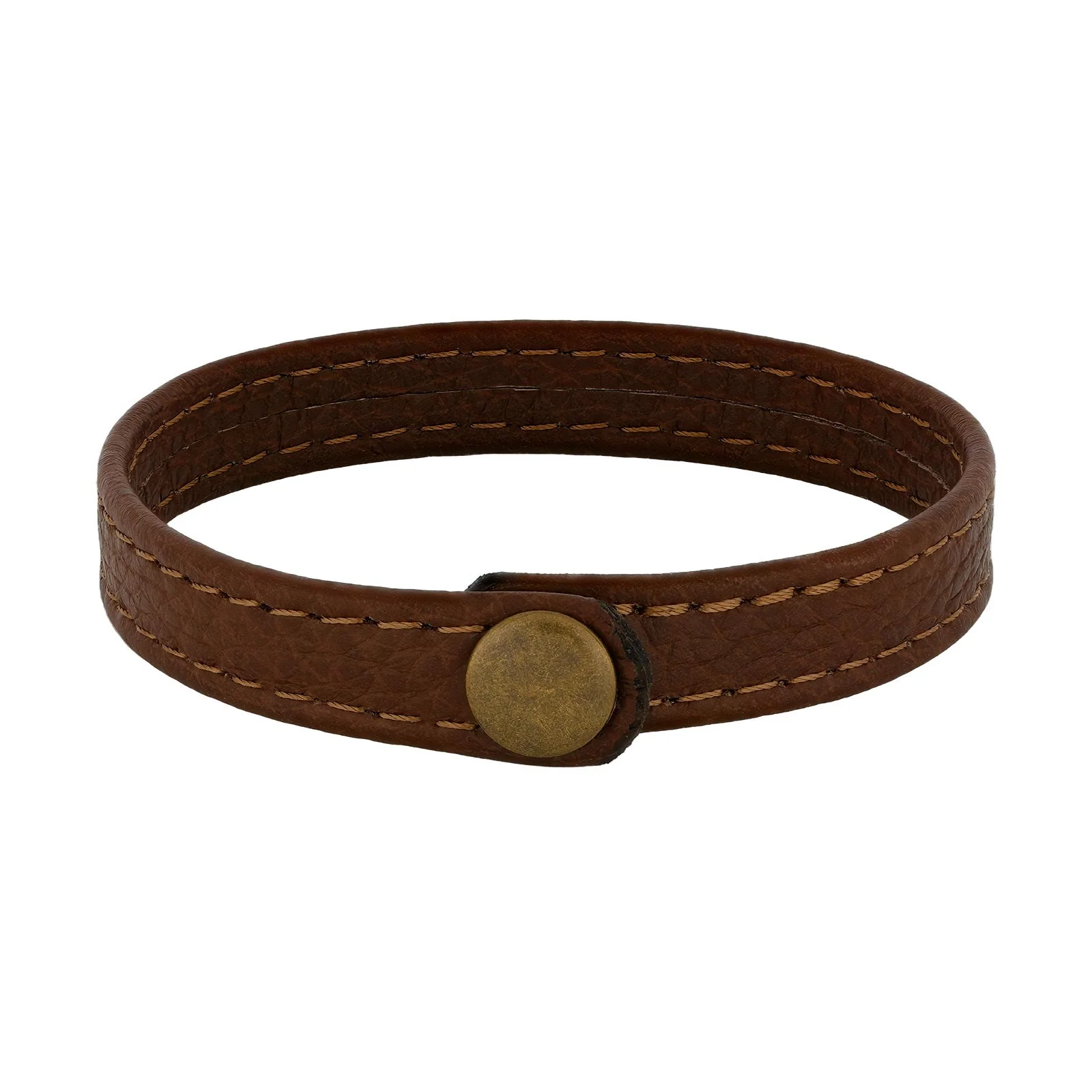 SON armbånd brun kalveskind 12mm